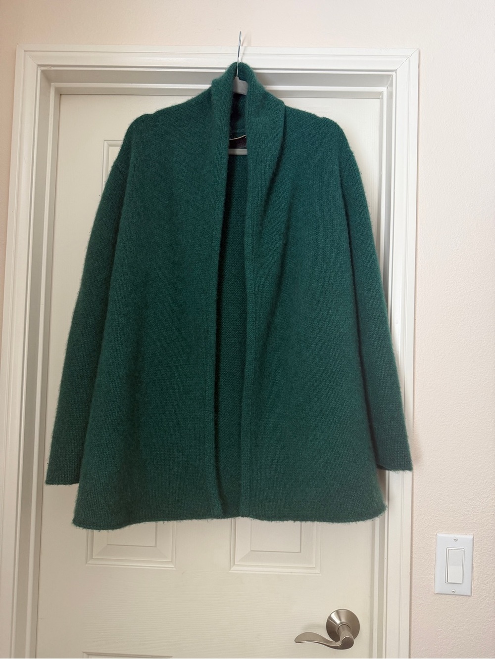 The Elder Statesman emerald Green Cashmere Smoking Jacket Italy cardigan cozy